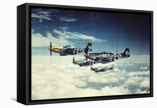 Air and Space: 361st Fight Group, Eighth Air Force-null-Framed Stretched Canvas