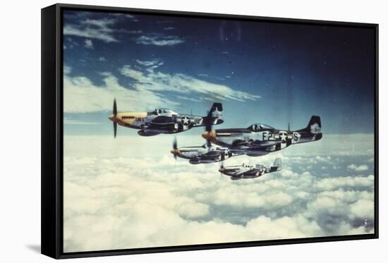 Air and Space: 361st Fight Group, Eighth Air Force-null-Framed Stretched Canvas