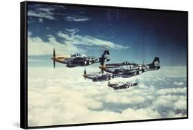 Air and Space: 361st Fight Group, Eighth Air Force-null-Framed Stretched Canvas