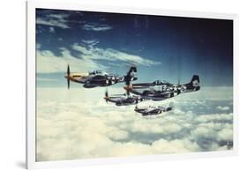 Air and Space: 361st Fight Group, Eighth Air Force-null-Framed Art Print