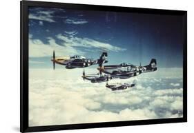 Air and Space: 361st Fight Group, Eighth Air Force-null-Framed Art Print