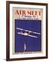 Air and Space: Air Meet Program Cover-null-Framed Art Print