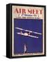 Air and Space: Air Meet Program Cover-null-Framed Stretched Canvas