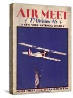 Air and Space: Air Meet Program Cover-null-Stretched Canvas