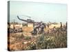 Air and Space: Bell HU-1As in Vietnam-null-Stretched Canvas