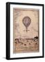 Air and Space: Lundari's Hydrogen Balloon-null-Framed Art Print