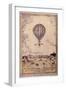 Air and Space: Lundari's Hydrogen Balloon-null-Framed Art Print