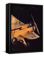 Air and Space: Piper J-3 Cub-null-Framed Stretched Canvas