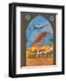 Air Atlas - Services All of Morocco, Algeria, Spain, France-RENLUC-Framed Art Print