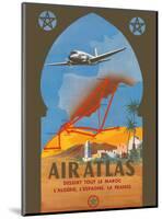 Air Atlas - Services All of Morocco, Algeria, Spain, France-RENLUC-Mounted Art Print