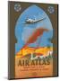 Air Atlas - Services All of Morocco, Algeria, Spain, France-RENLUC-Mounted Art Print