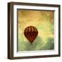 Air Balloon Ride-Gail Peck-Framed Art Print