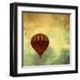 Air Balloon Ride-Gail Peck-Framed Art Print