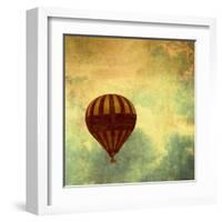 Air Balloon Ride-Gail Peck-Framed Art Print