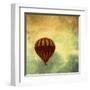 Air Balloon Ride-Gail Peck-Framed Art Print