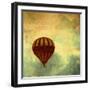 Air Balloon Ride-Gail Peck-Framed Art Print