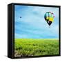 Air Balloon-Andrushko Galyna-Framed Stretched Canvas