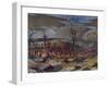 Air Fight at Wytschaete-Paul Nash-Framed Giclee Print