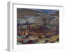 Air Fight at Wytschaete-Paul Nash-Framed Giclee Print