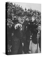 Air Force Academy Cadets Cheering During Game-Leonard Mccombe-Stretched Canvas