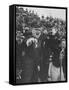 Air Force Academy Cadets Cheering During Game-Leonard Mccombe-Framed Stretched Canvas