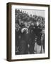 Air Force Academy Cadets Cheering During Game-Leonard Mccombe-Framed Photographic Print