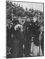 Air Force Academy Cadets Cheering During Game-Leonard Mccombe-Mounted Photographic Print