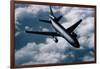 Air Force Airplane in Flight-null-Framed Photographic Print