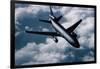 Air Force Airplane in Flight-null-Framed Photographic Print