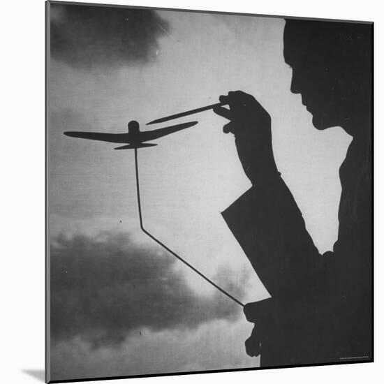 Air Force Intelligence Men Being Trained with the Use of Visual Demonstrations in Class-Andreas Feininger-Mounted Photographic Print