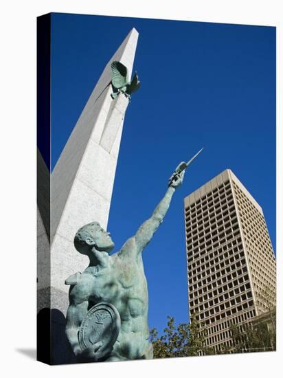 Air Force Monument, Downtown Oklahoma City, Oklahoma, United States of America, North America-Richard Cummins-Stretched Canvas