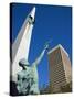 Air Force Monument, Downtown Oklahoma City, Oklahoma, United States of America, North America-Richard Cummins-Stretched Canvas