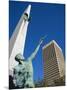 Air Force Monument, Downtown Oklahoma City, Oklahoma, United States of America, North America-Richard Cummins-Mounted Photographic Print