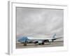 Air Force One Awaits the Arrival of President Barack Obama at Andrews Air Force Base-null-Framed Photographic Print