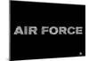 Air Force Wild Blue Yonder Lyrics Poster-null-Mounted Poster