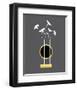 Air Guitar with Bird Strings-null-Framed Art Print