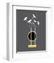 Air Guitar with Bird Strings-null-Framed Art Print