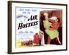 Air Hostess, 1949-null-Framed Art Print