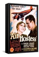 Air Hostess, Evalyn Knapp, James Murray, 1933-null-Framed Stretched Canvas