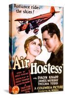 Air Hostess, Evalyn Knapp, James Murray, 1933-null-Stretched Canvas