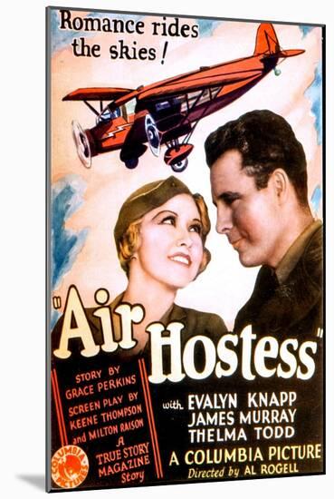 Air Hostess, Evalyn Knapp, James Murray, 1933-null-Mounted Art Print