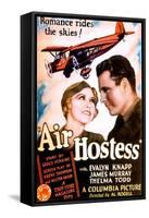 Air Hostess, Evalyn Knapp, James Murray, 1933-null-Framed Stretched Canvas