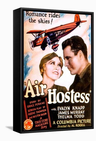 Air Hostess, Evalyn Knapp, James Murray, 1933-null-Framed Stretched Canvas