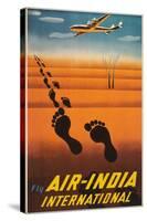 Air India Travel Poster-null-Stretched Canvas