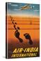 Air India Travel Poster-null-Stretched Canvas