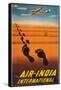 Air India Travel Poster-null-Framed Stretched Canvas