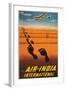 Air India Travel Poster-null-Framed Art Print