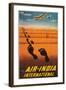 Air India Travel Poster-null-Framed Art Print