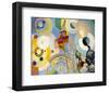 Air, Iron, and Water, 1937-Robert Delaunay-Framed Art Print