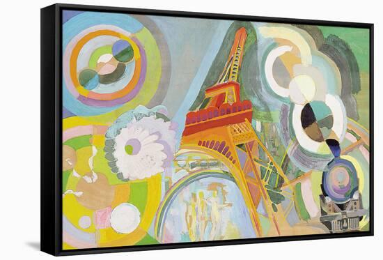 Air, Iron and Water, Study, 1937-Robert Delaunay-Framed Stretched Canvas